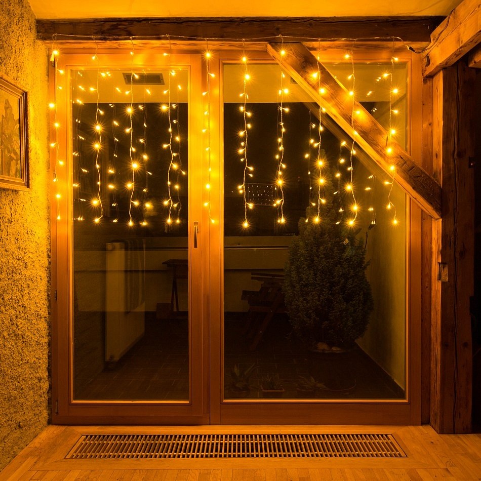LED Lichtnetz, HOBBY LINIE - 2x1 m, warmweiß 100 Dioden