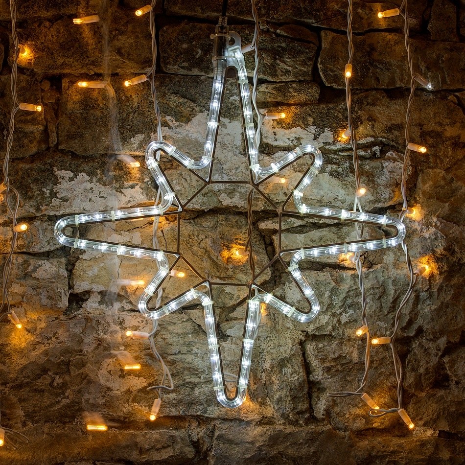 LED-Leuchtstern, Durchm. 50 cm, kaltweiß