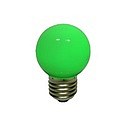 LBE27G_LED žárovka, zelená, patice E27