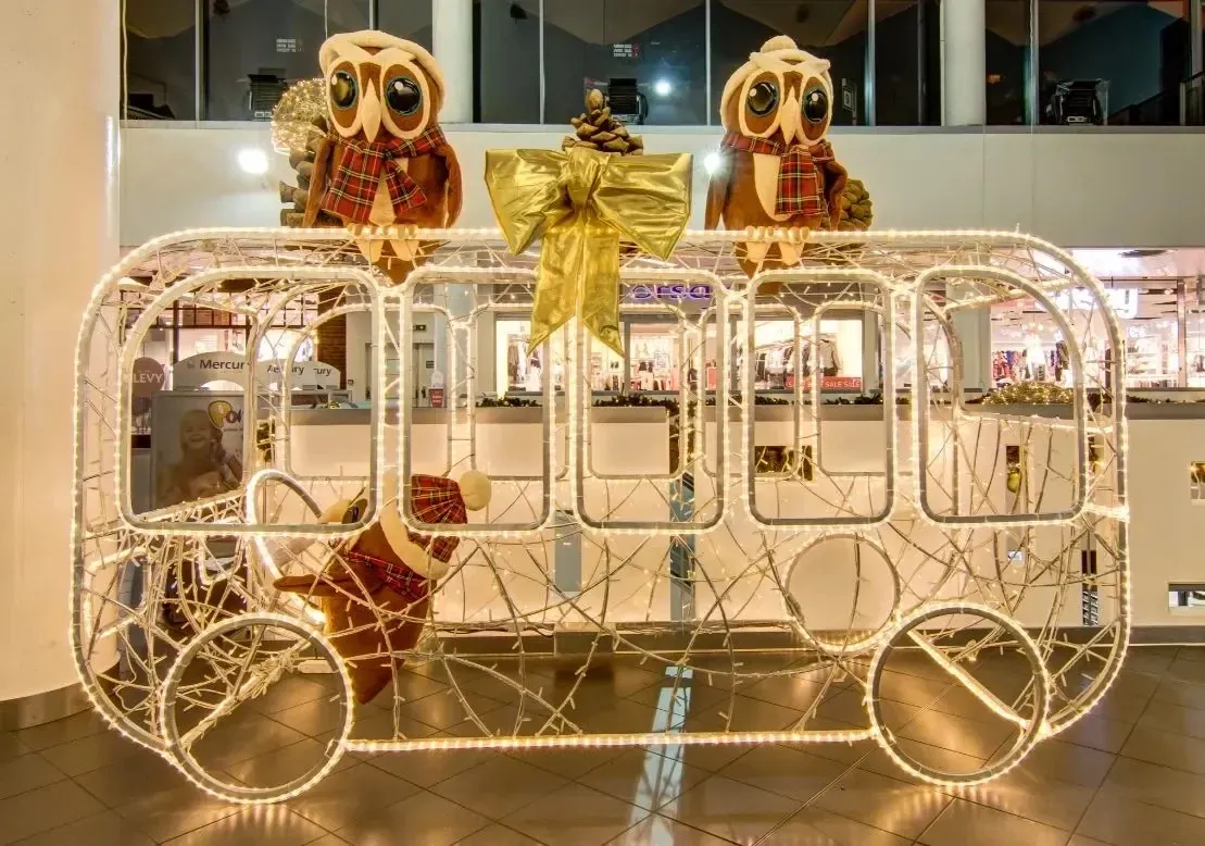 LED světelný autobus, teple bílá, 36V, 94,5W, z 5 dílů