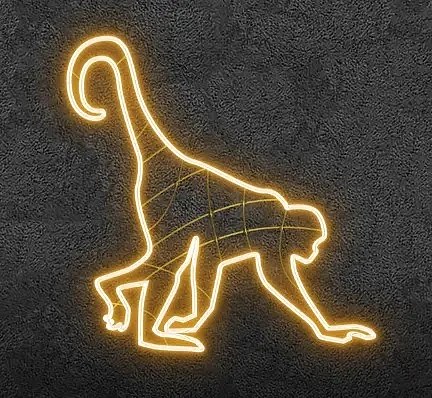 2D LED světelná opička, 183 x 100 cm, teple bílá, 36 V, 8,4 W, ze 2 dílů