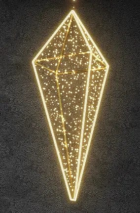 Krystal 100 x 27 cm, teple bílý, 230 V, 27,5 W, 3,2 kg
