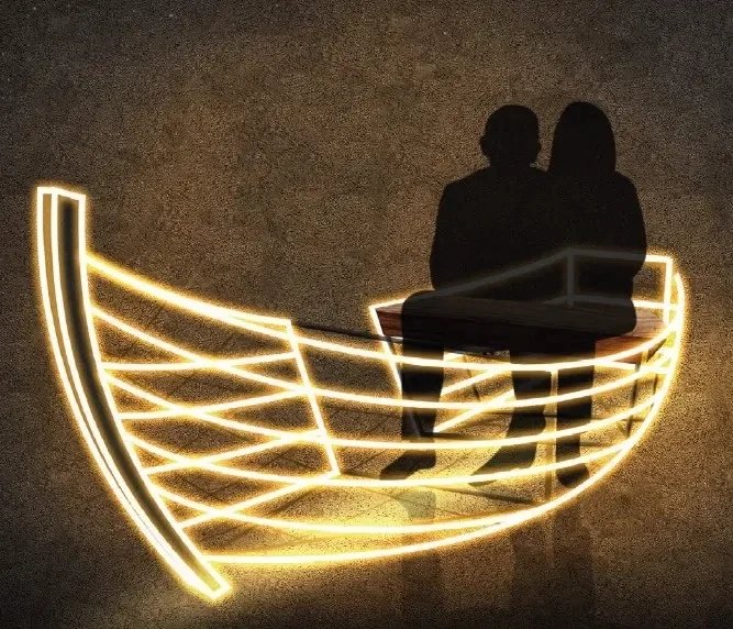 LED světelná loď, teple bílá, 36 V, 82,5 W, ze 2 dílů, WA