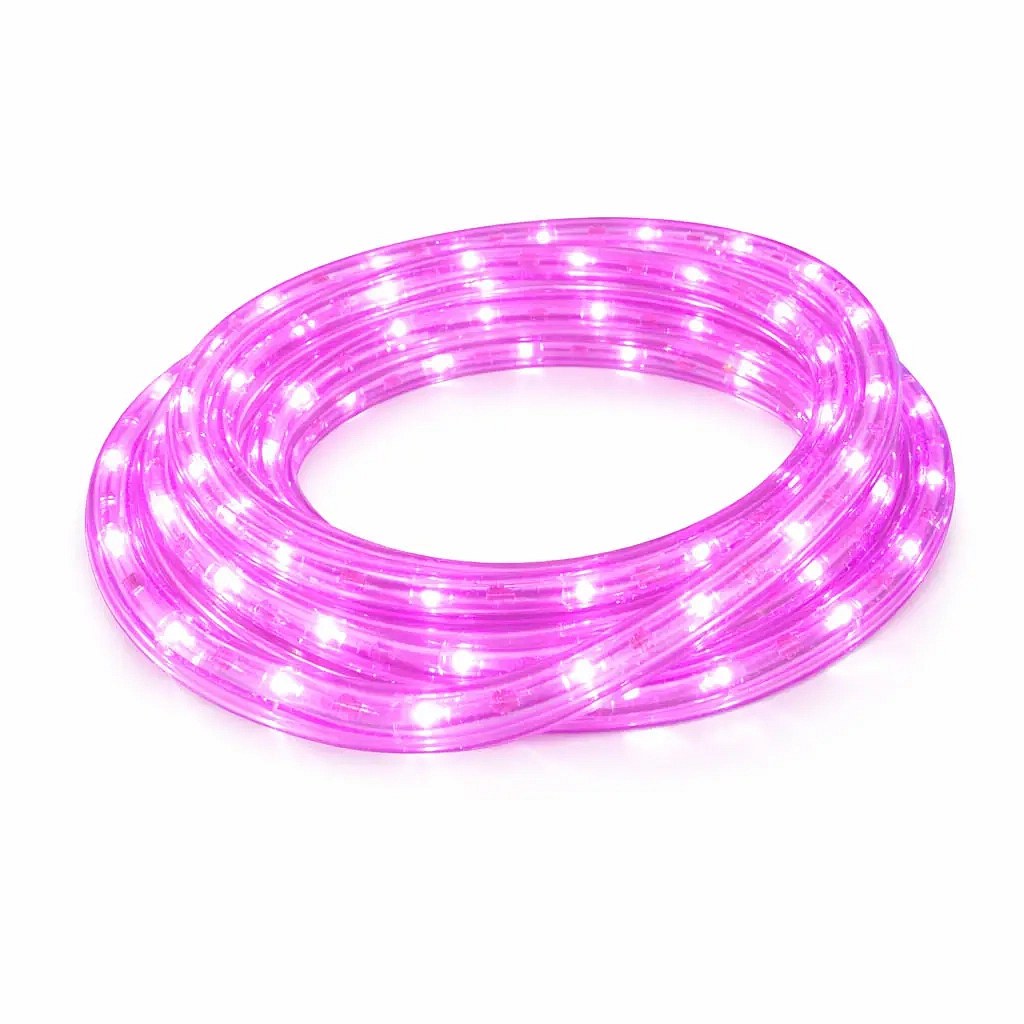 Easy Fix LED hadice venkovní 1 m, růžová, 30 diod, IP44, metráž