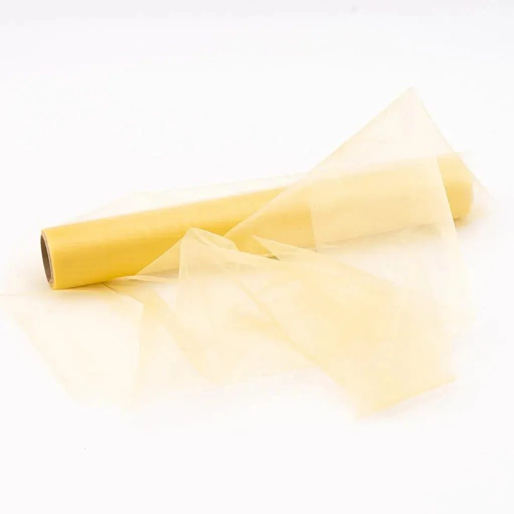 Stuha organza zlatá 36 × 920 cm