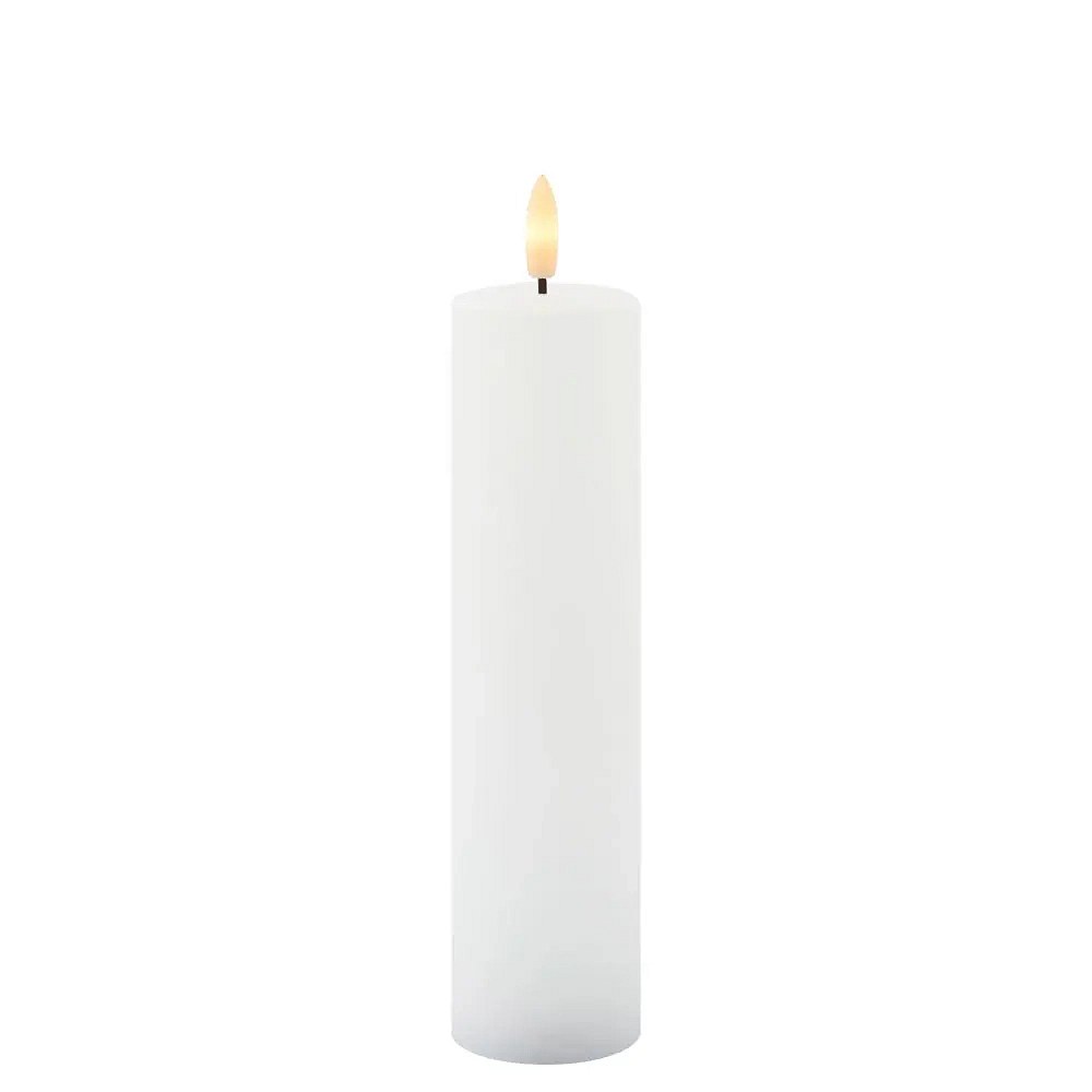 LED svíčka Sille, bílá, 25 cm