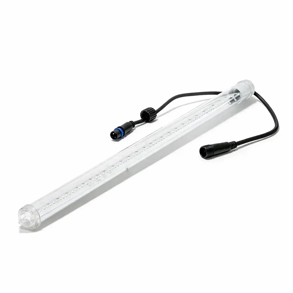 Easy Fix LED padající sníh 60 cm, ledově bílá 144 diod, černý kabel IP67, prodlužovací