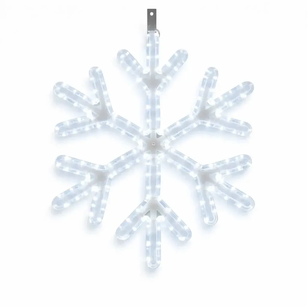 2D LED světelná vločka VII