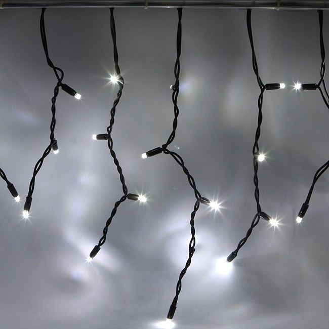 LED-Lichterkette Eiszapfen , 3 x 0,9m, Kaltlweiß, 174 Dioden, IP67