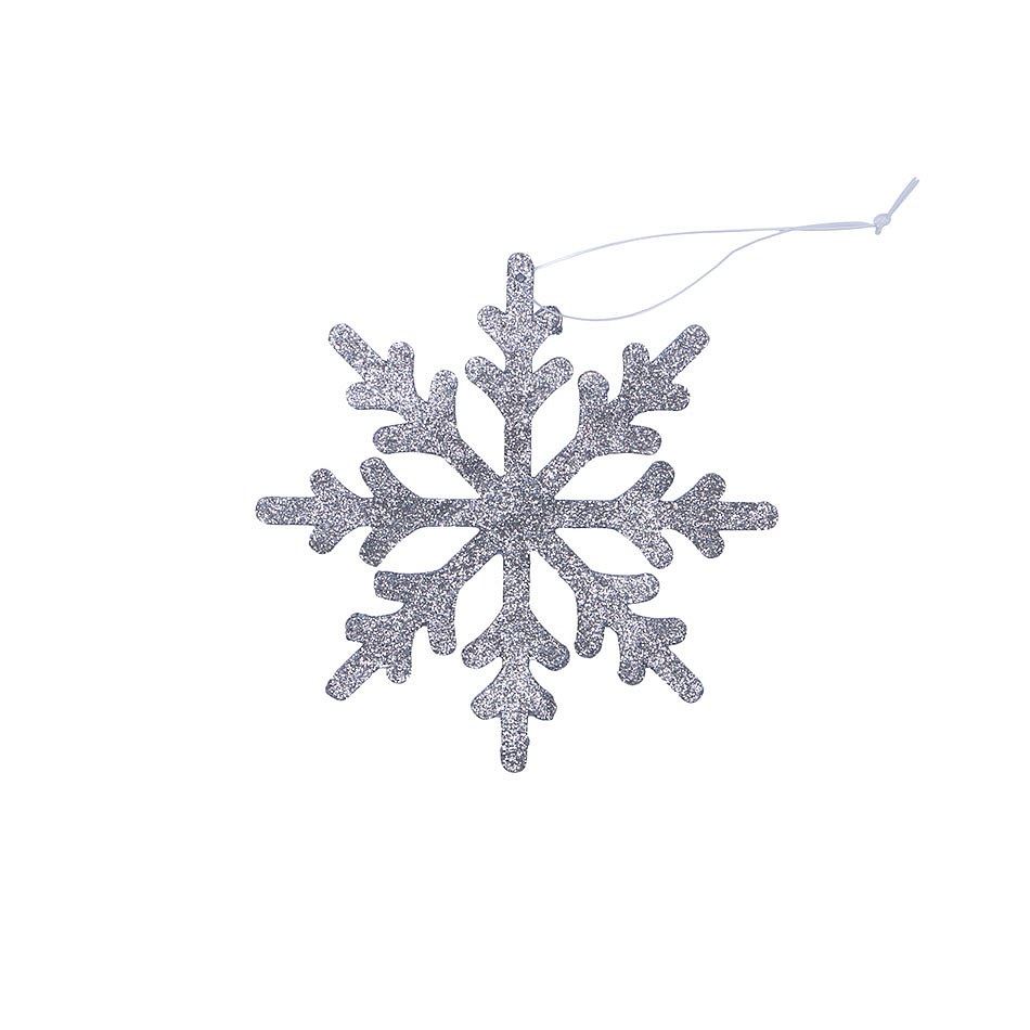 Schneeflocke, Durchm. 15 cm, Silber