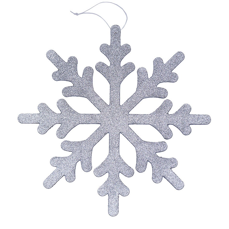 Schneeflocke, Durchm. 40 cm, Silber
