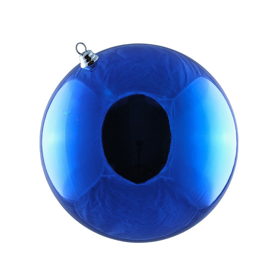 Kunststoffkugel,, durchm. 40 cm, Blau, glänzend