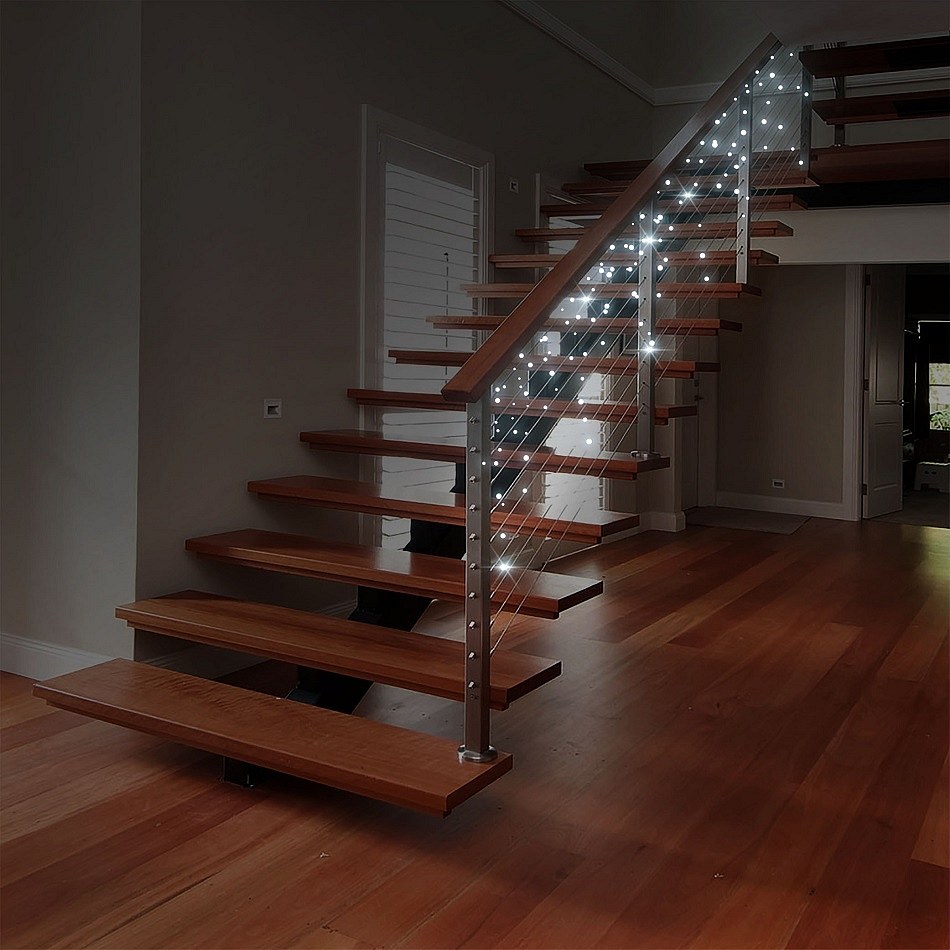 LED-Licht-Set für Haus, HOBBY, 4+1 frei, eisweiß, transparent für Innenräume
