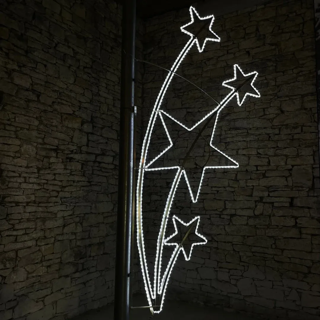 LED-Lichtdekor, 145 x 300 cm, eisweiß