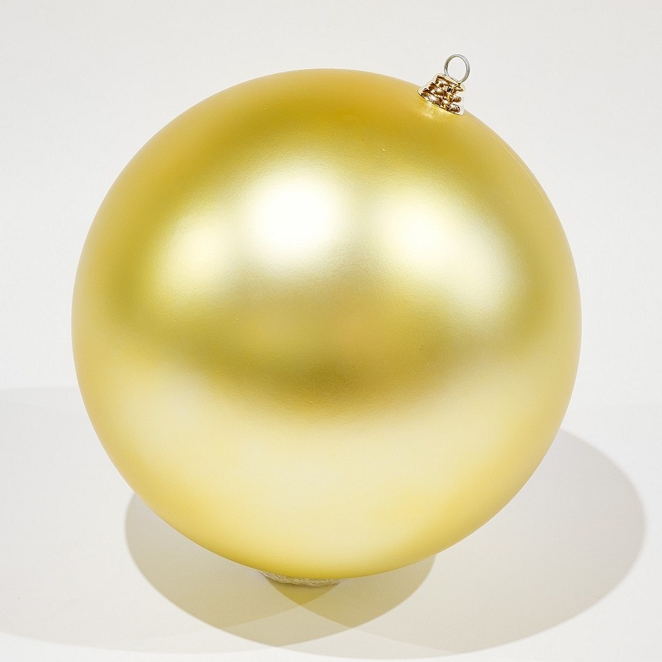 Kunststoffkugel, Durchm. 40 cm, golden, matt