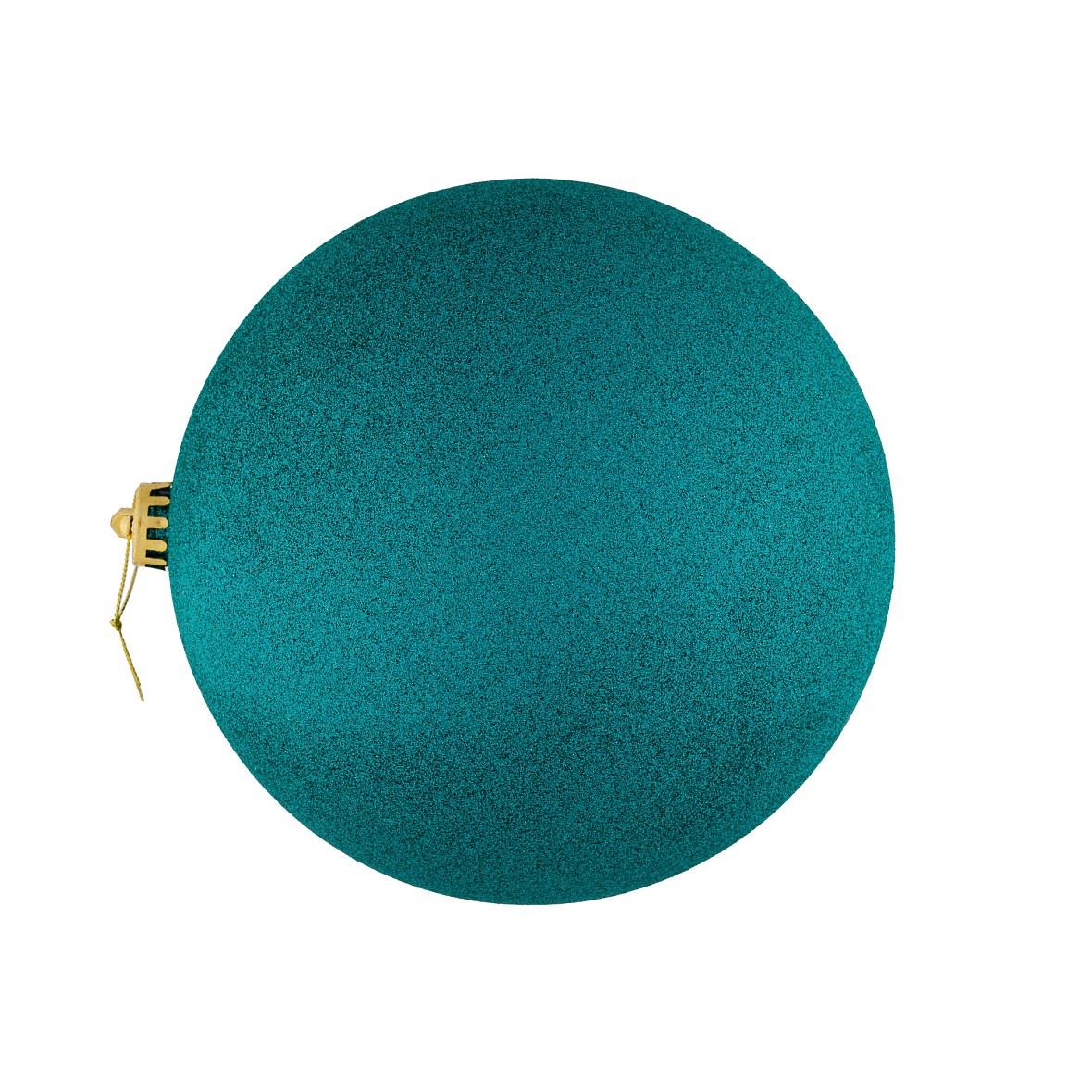 Produktion - Kunststoffkugel, D. 20 cm, pfauengrün, glitzernd
