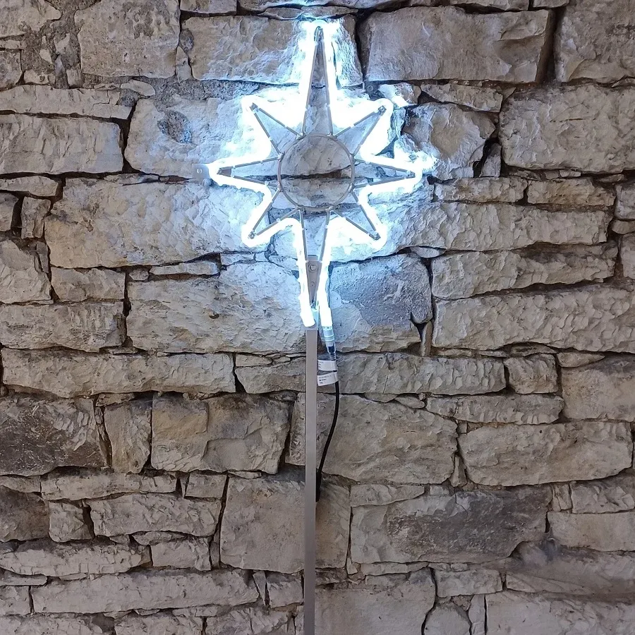 Easy Fix 2D LED-Baumlicht, 35 × 50 cm, eisweiß, Aluminium