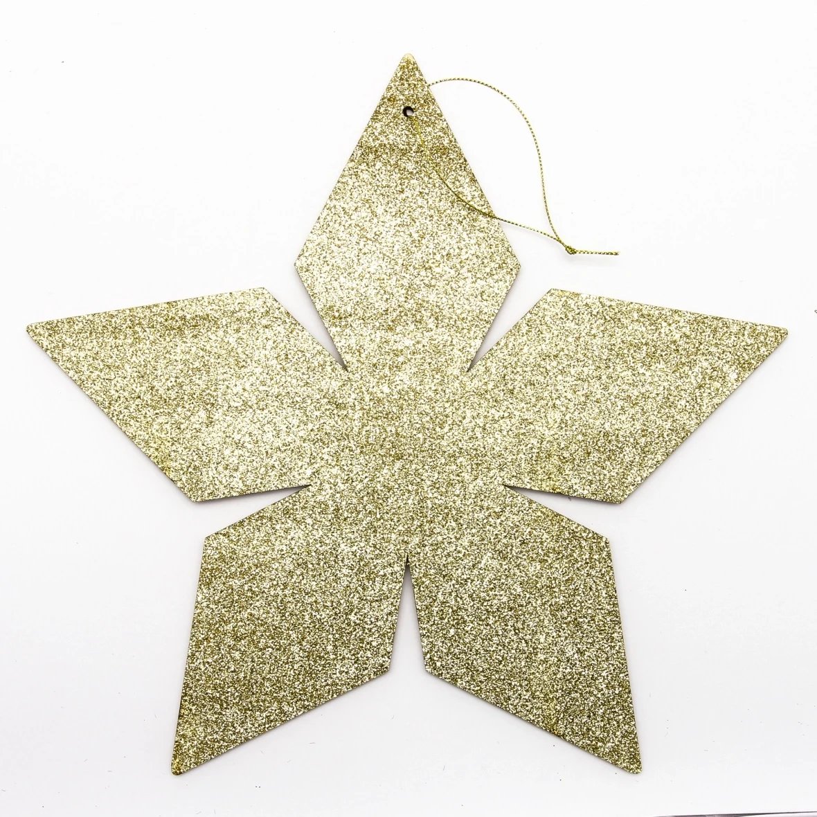 Herstellung - Goldener Stern, 2D, 15 cm