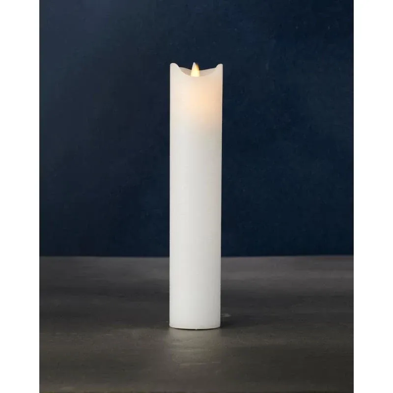 Download Wachs LED Kerze Sara, 25 cm, weiß