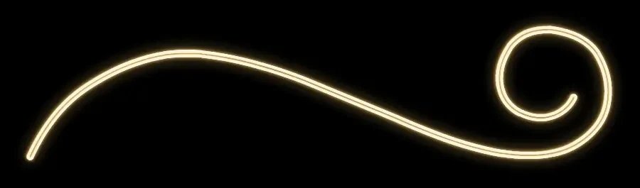 Easy Fix 2D LED-Lichtwelle I., 176 × 58 × 2 cm, warmweiß, hängend, Aluminium