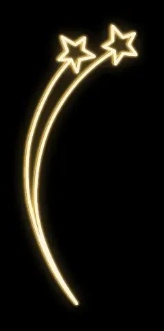 2D LED-Sternenlichtdekor, 180 × 400 cm, warmweiß, stehend