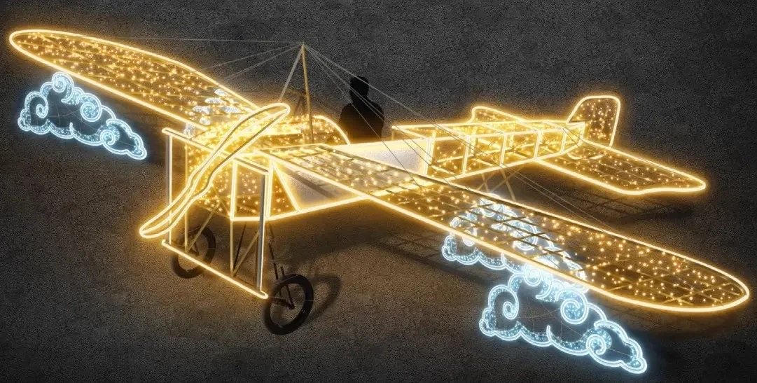 Eco Fix 3D LED-Lichtebene, 590 × 195 × 640 cm, warmweiß, stehend, Aluminium