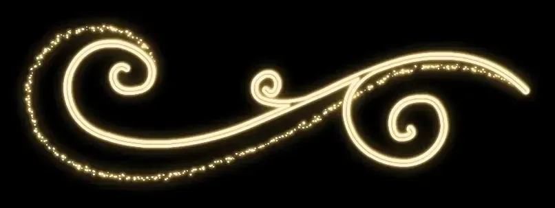 Easy Fix 2D LED-Lichtwelle II, 245 × 75 × 5 cm, warmweiß, zur Aufhängung, 3D-Druck