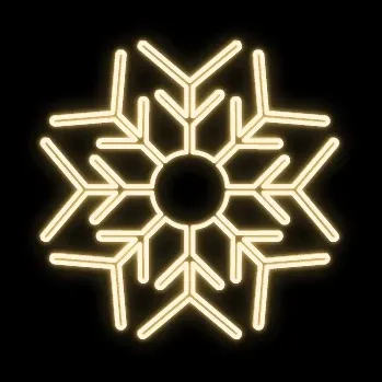 Easy Fix 2D LED-Flutlicht XIII-1, Ø 80 cm, warmweiß, hängend, Aluminium