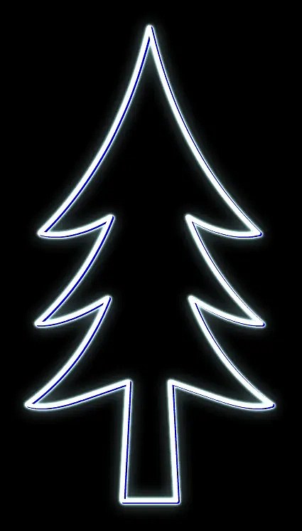 Easy Fix 2D LED-Baumleuchte 120 × 230 cm, eisweiß, hängend, Aluminium