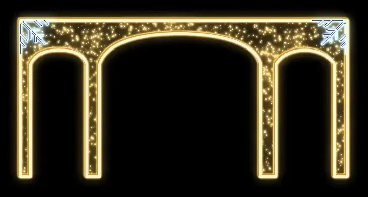 Easy Fix 2D LED-Bremsleuchte, 480 × 230 cm, stehend, Aluminium