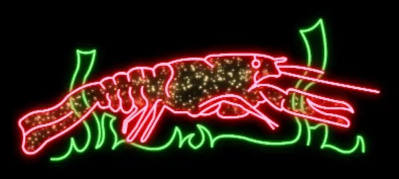 Easy Fix 2D LED-Leuchtkäfig, rot und grün, 190 × 110 × 60 cm, stehend, 3D-Druck, Aluminium
