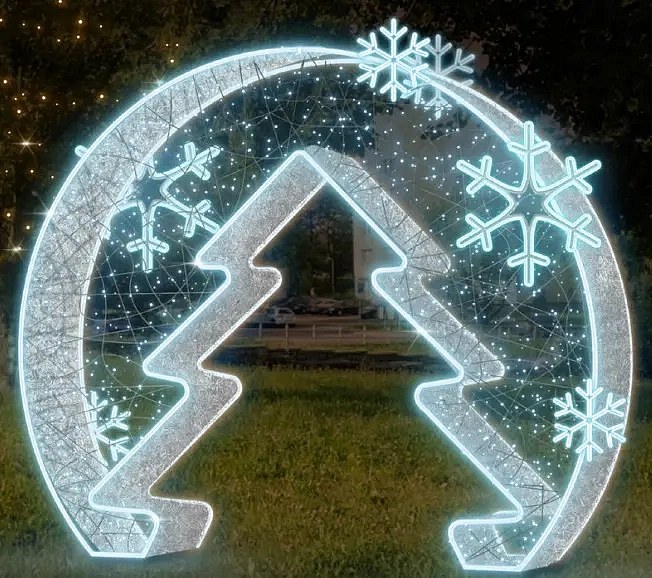 Eco Fix 2D LED Fotopunkt, 275 cm, kaltweiß mit Flash, Aluminium