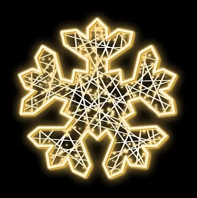 2D-LED-Fluter FB-V, hängend, Ø 80 cm, warmweiß, Fiberglas