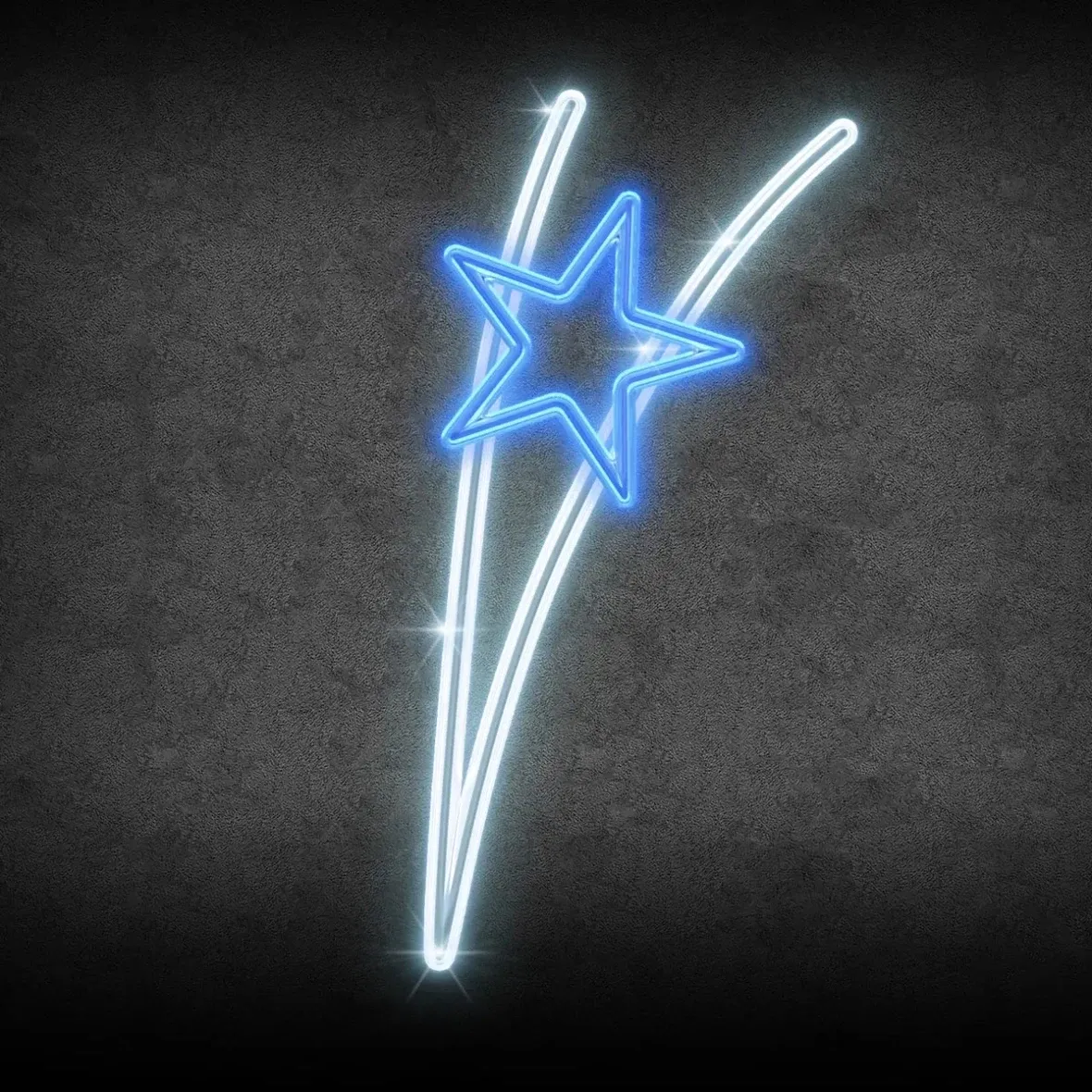 2D-LED-Lichtdekor für VO, 100 × 160 cm, eisweiß