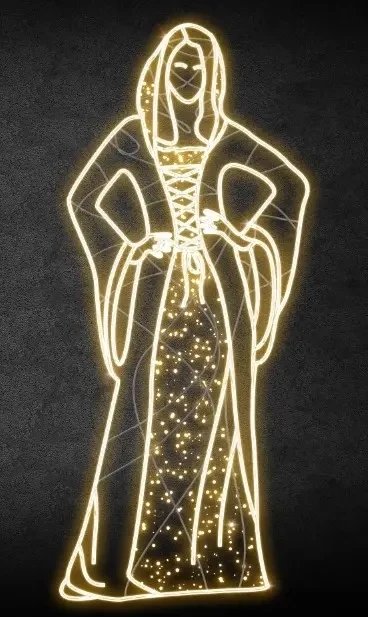 Eco Fix 2D LED-Licht Seifenkiste, 200 × 85 cm, warmweiß, stehend, 3D-Druck