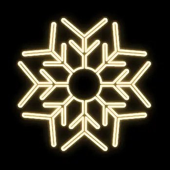 Easy Fix 2D LED-Flutlicht XIII-0, Ø 80 cm, warmweiß, hängend, Aluminium