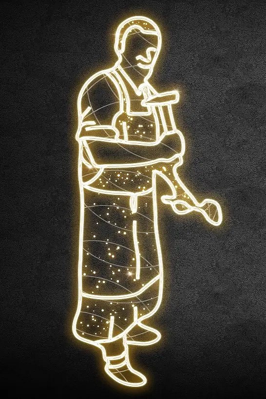 Easy Fix 2D LED-Lichtkasten, 200 × 80 cm, warmweiß, stehend, 3D-Druck