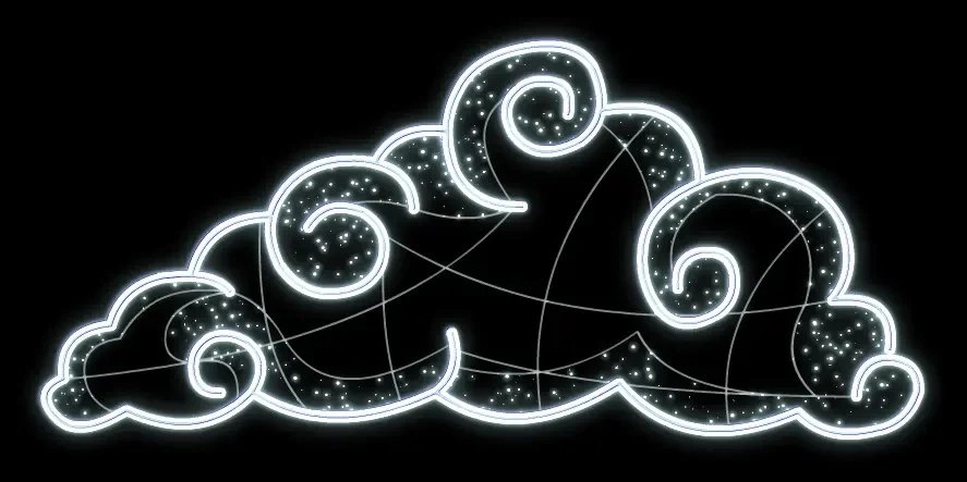 2D LED-Lichtquaste, stehend, 217 × 100 × 60 cm, eisweiß, Aluminium