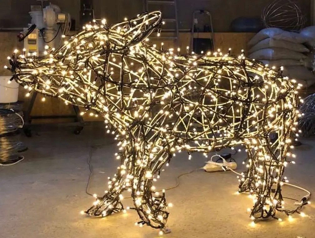 3D-LED-Lichtwähler, Aluminium