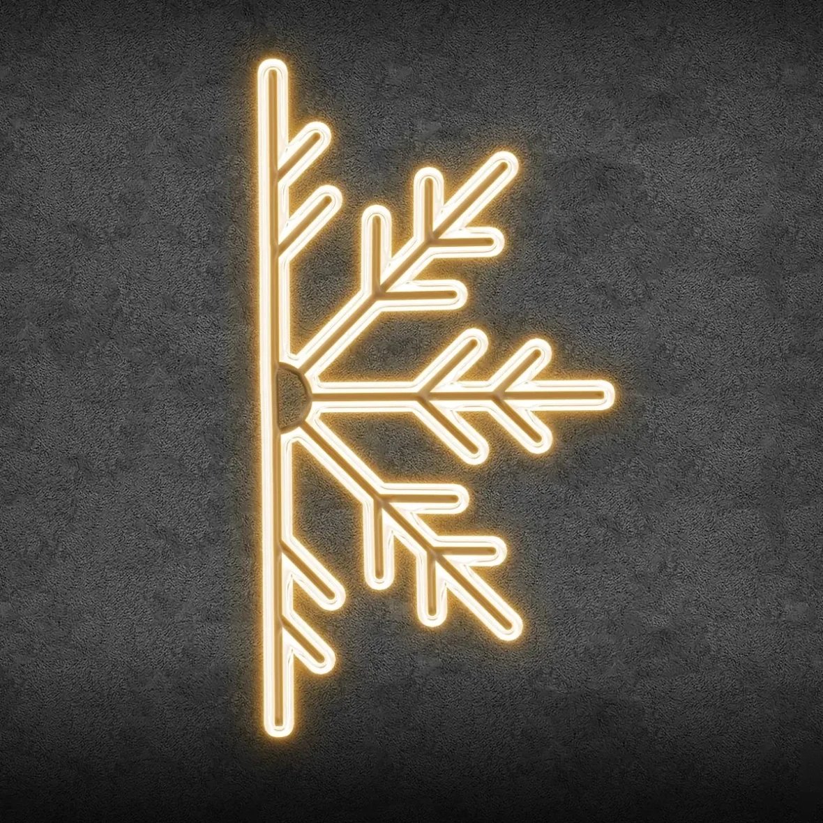 2D LED-Halbflockenleuchte IV, hängend, 150 × 75 cm, warmweiß, Aluminium