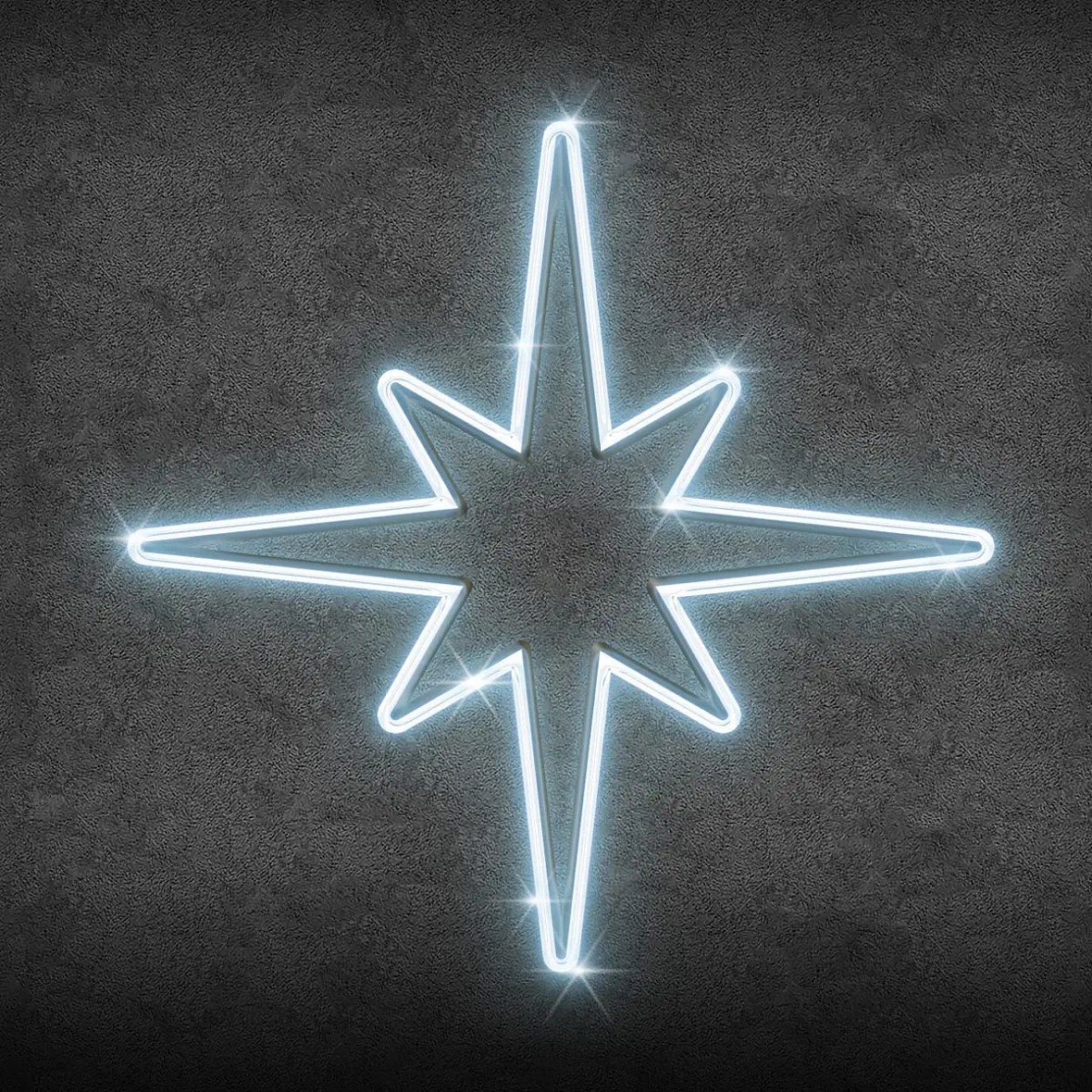 Easy Fix 2D LED-Baumlicht, Ø 70 cm, eisweiß, Aluminium
