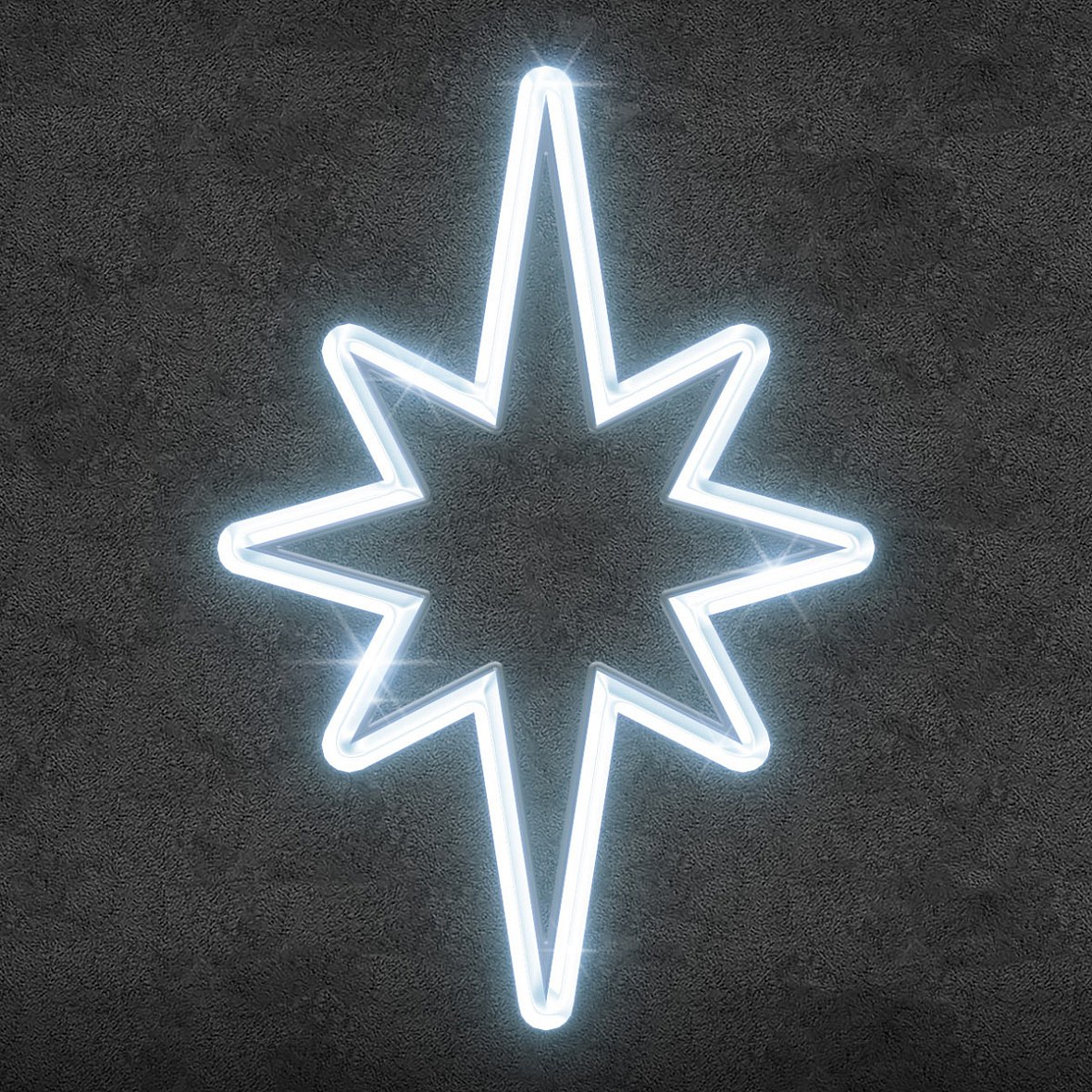 Easy Fix 2D LED-Baumkronenleuchte, 60 × 90 cm, eisweiß, Aluminium