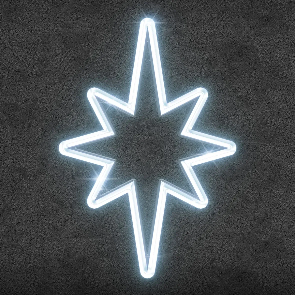 Easy Fix 2D LED-Baumkronenleuchte, 60 × 90 cm, eisweiß, Aluminium