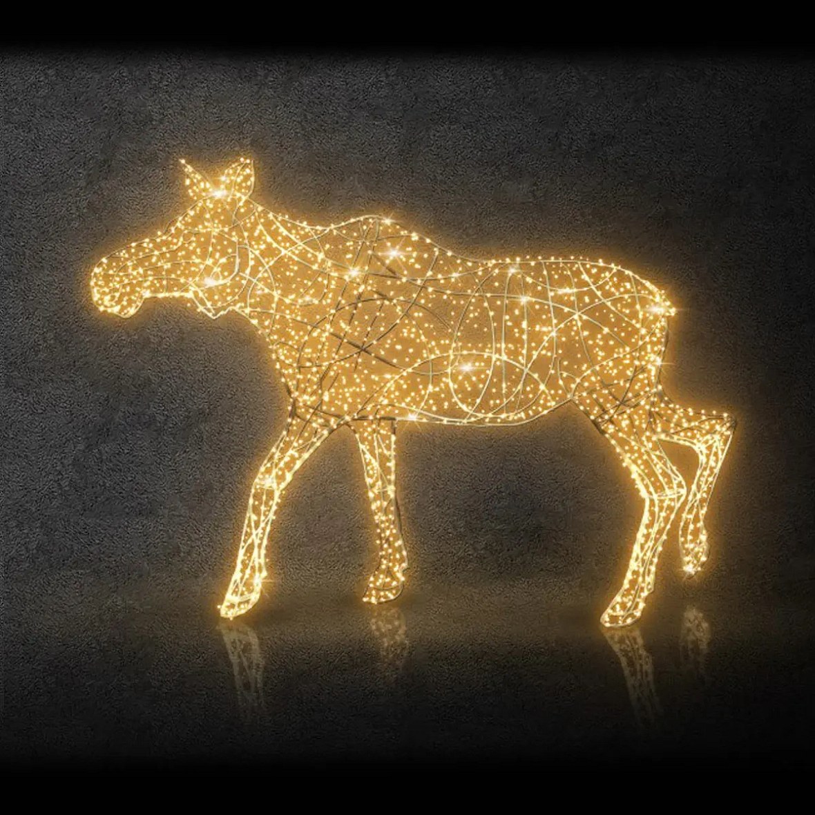 Eco Fix 3D LED-Lichtkasten, WS2B, 330 × 410 × 100 cm, warmweiß, Aluminium