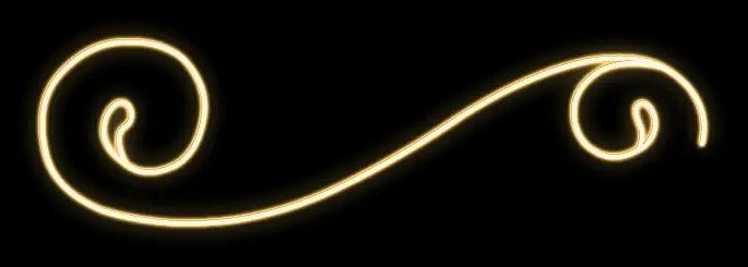2D LED-Lichtwelle, 65 × 230 cm, warmweiß, stehend, Aluminium