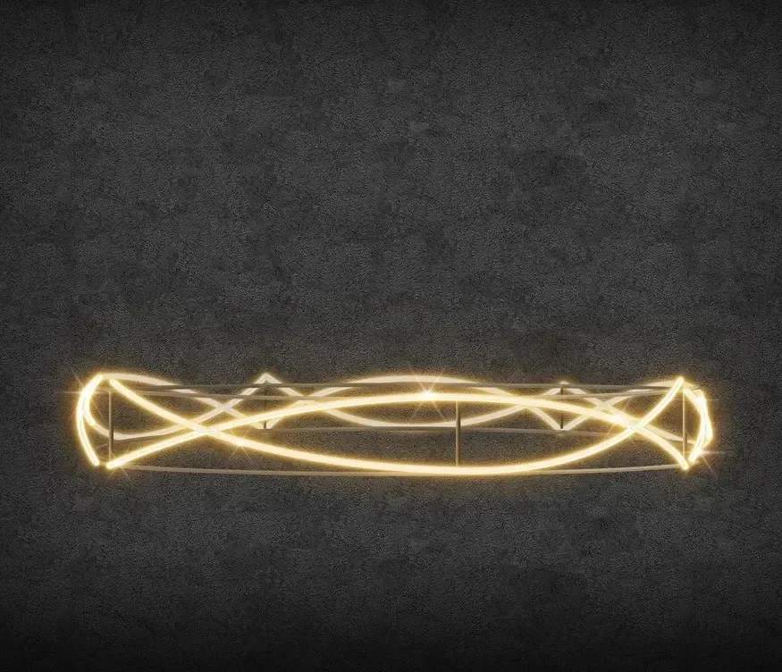 LED-Baumleuchte, 480 x 60 x 480 cm, warmweiß, 230V, 205 W, 39,2 kg, 4-teilig