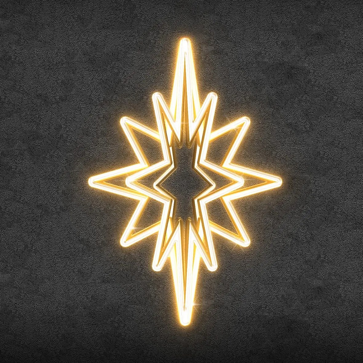 3D-LED-Baumkronenleuchte, 60 × 90 × 60 cm, warmweiß, Aluminium