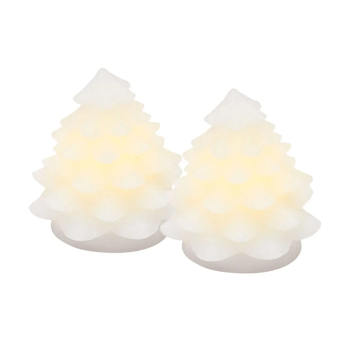 LED-Baum Carla 7 cm, 2er-Set, matt