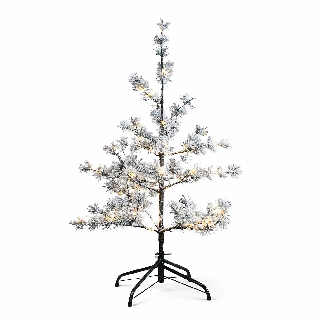 LED-Baum Alfi 90 cm, verschneit