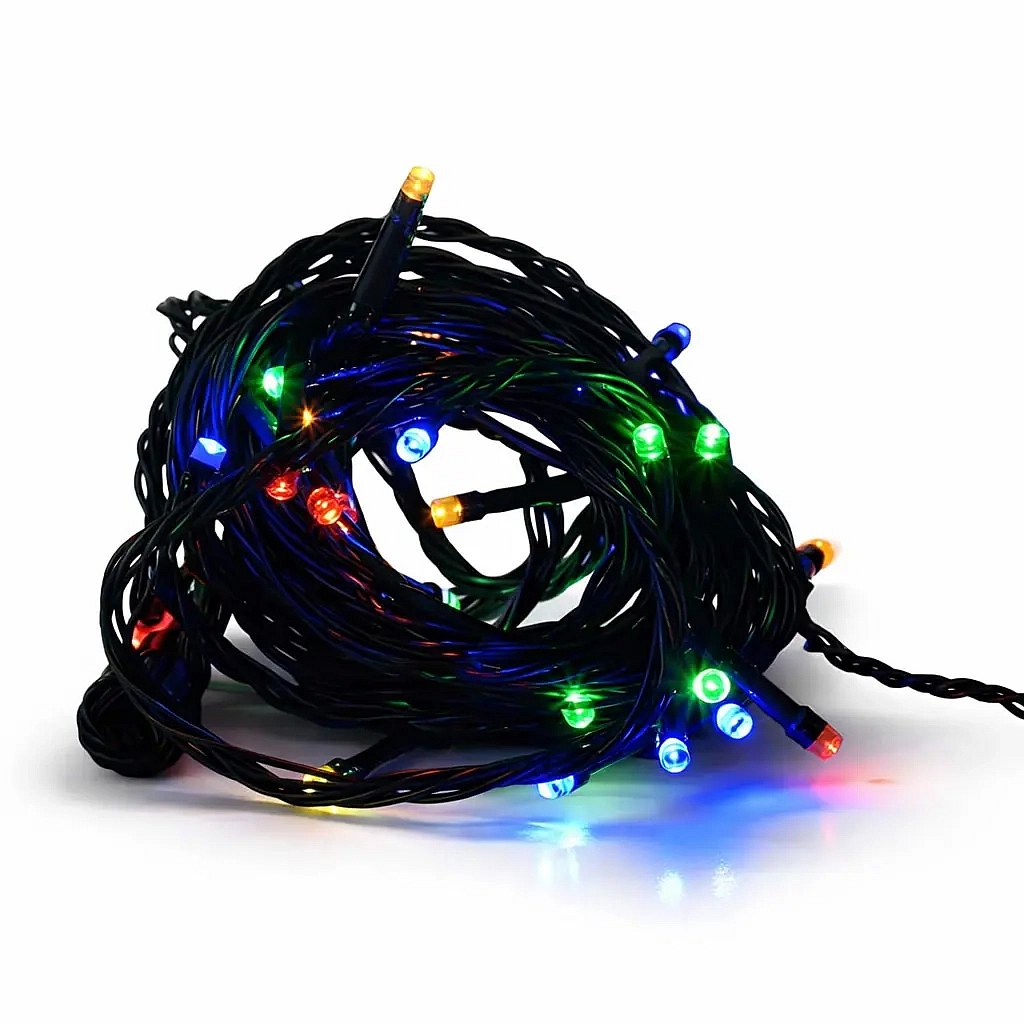 Hobby Line LED-Baumlichter 20 m farbig, IP44, inkl. Netzgerät